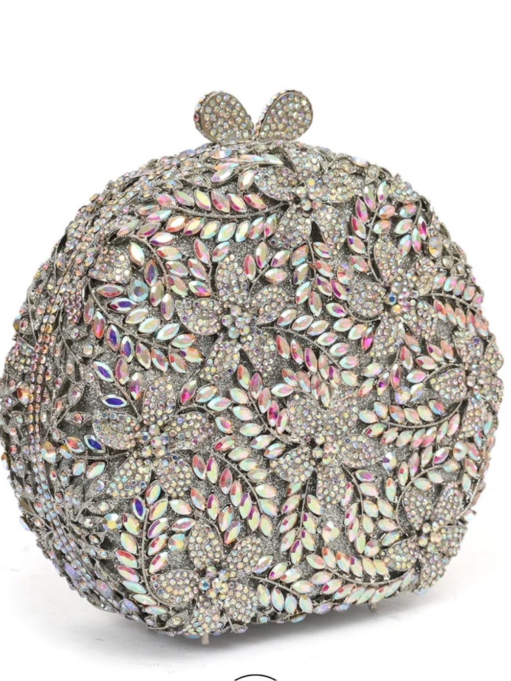 Swarovski crystal evening bag